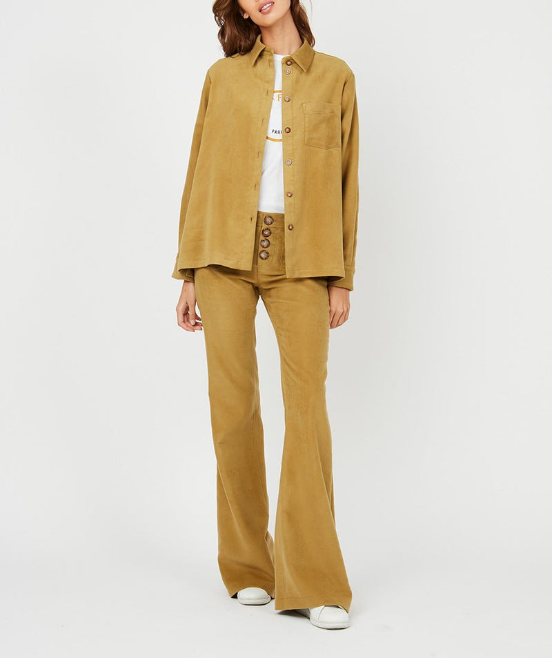 Cassia Shirt - Khaki - Ines De La Fressange - The Bradery