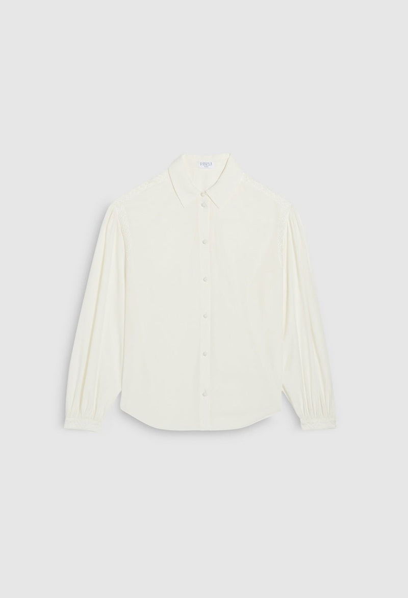 Chemise Chandelle - Ecru - Claudie Pierlot - The Bradery