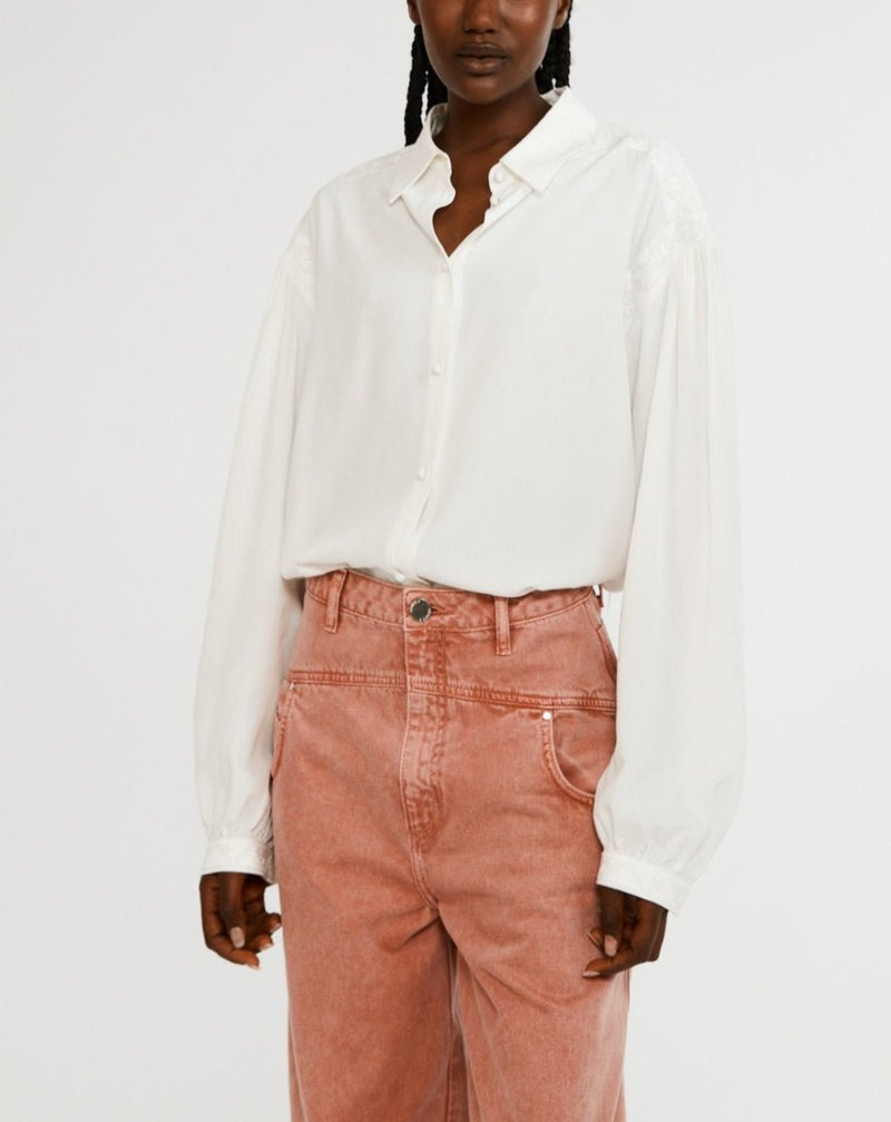 Shirt Chandelle - Ecru - Claudie Pierlot - The Bradery