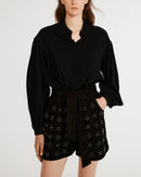 Chemise Chandelle - Noir - Claudie Pierlot - The Bradery