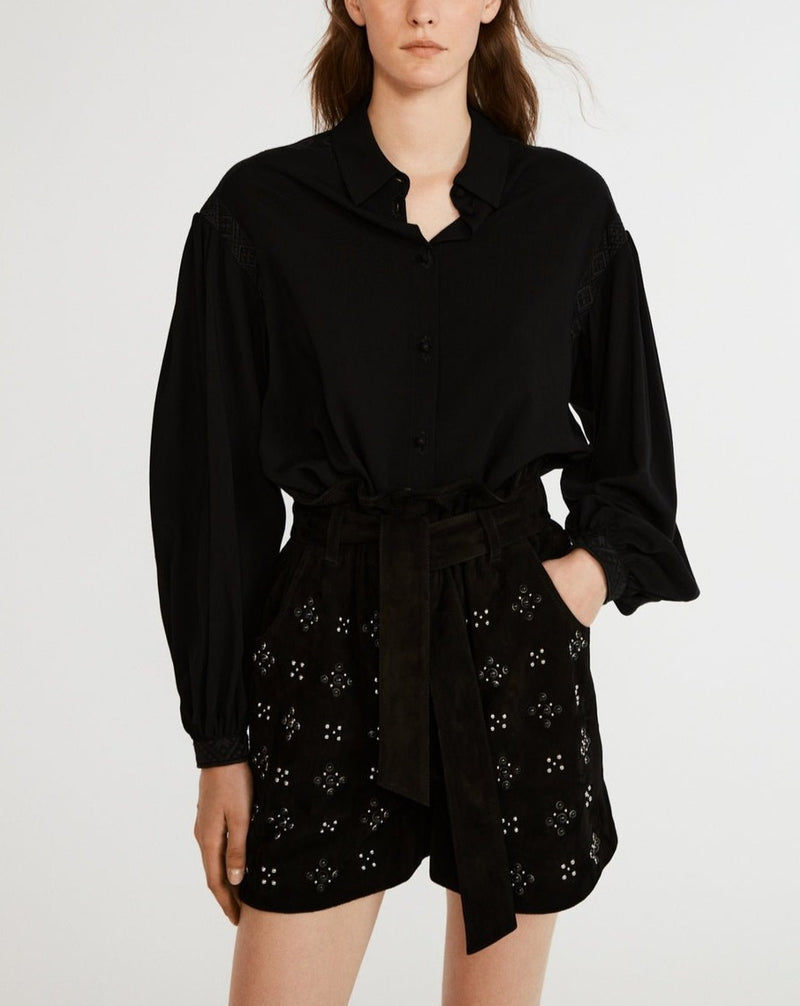 Shirt Chandelle - Black - Claudie Pierlot - The Bradery