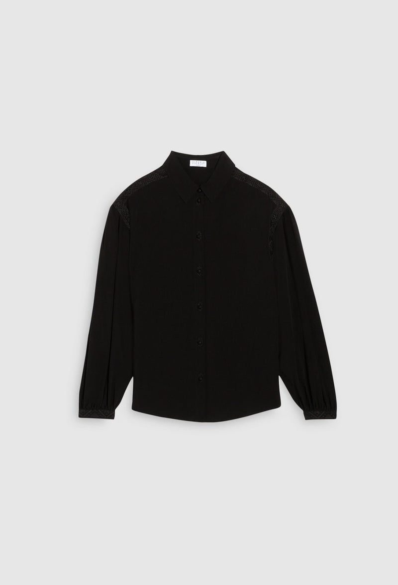 Claudie Pierlot Camisa Chandelle - Negra - - The Bradery