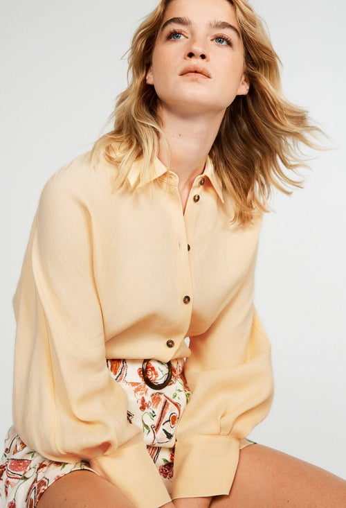 Choupie Bis shirt - Lemon - Claudie Pierlot - The Bradery