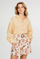 Choupie Bis shirt - Lemon - Claudie Pierlot - The Bradery