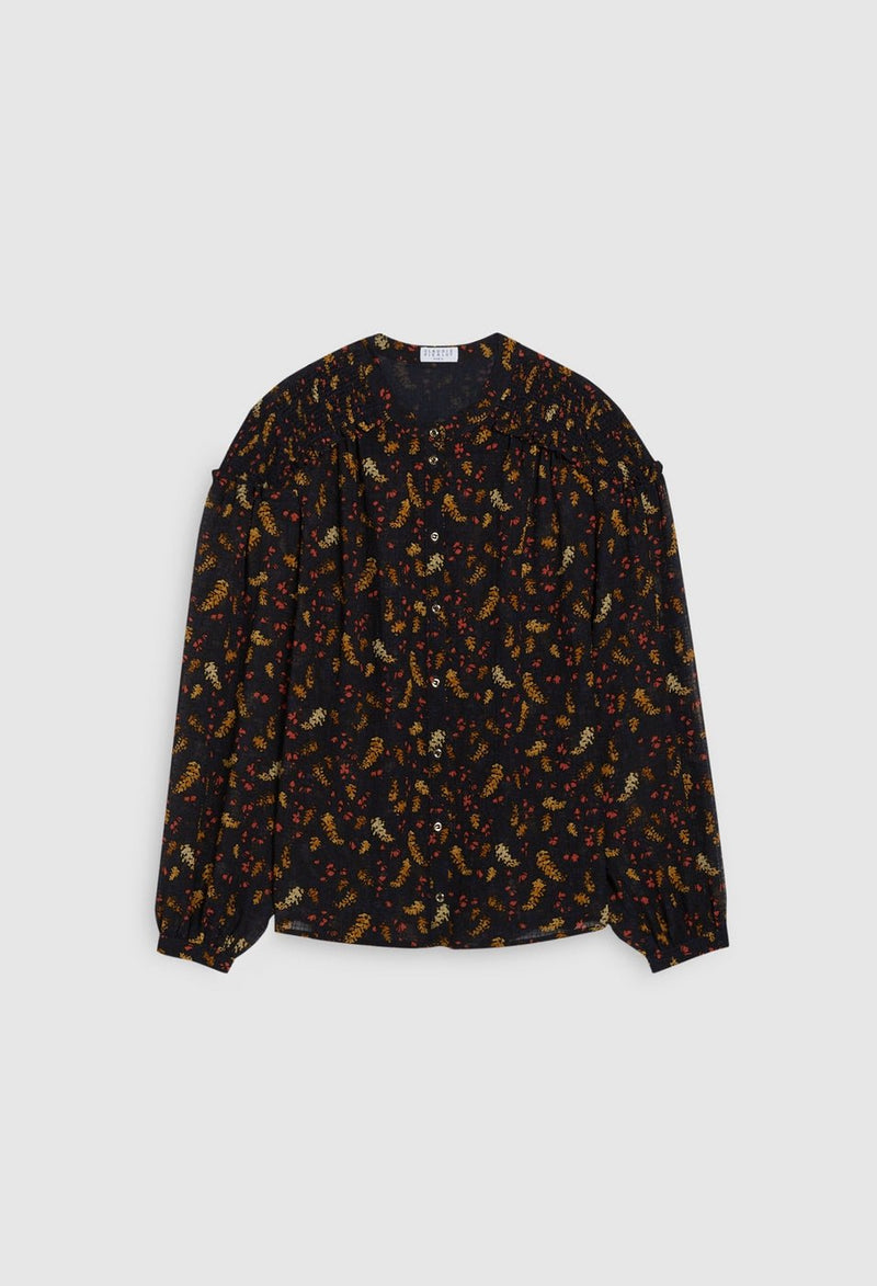 Claudie Pierlot Camisa de clase - Print Fonce - - The Bradery