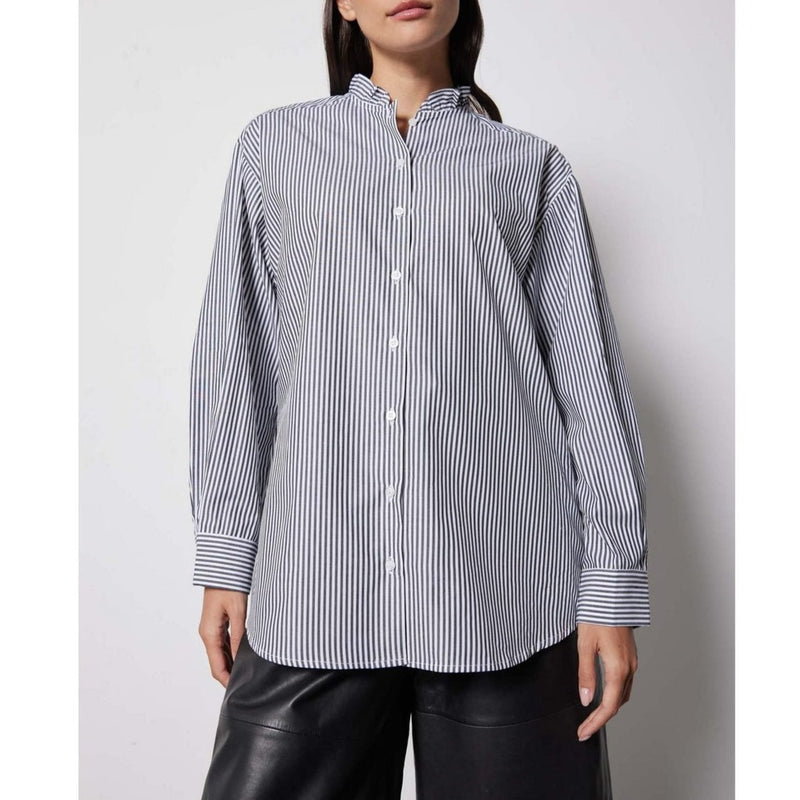 Camisa - Cleo - Rayas - Gris - NOTSHY - The Bradery