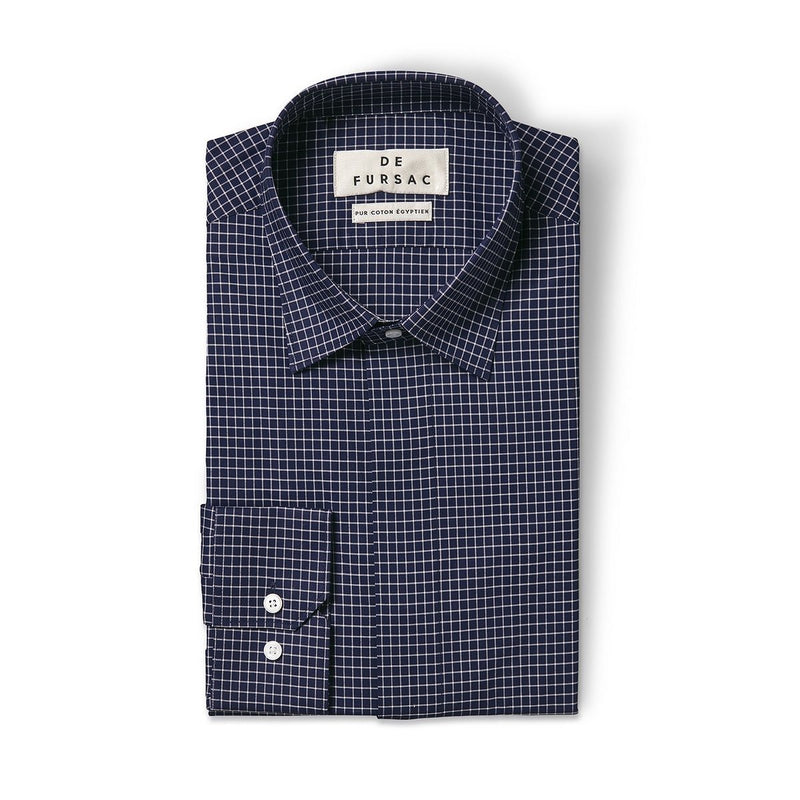 French collar shirt - Carbon - Man - De Fursac - The Bradery