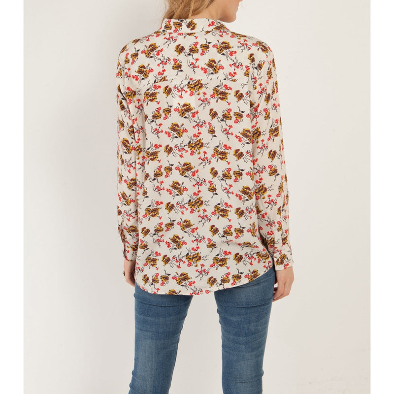 Chemise Imprime Indeed - Print Blossom Off Wh Pantalons Et Jeans Berenice