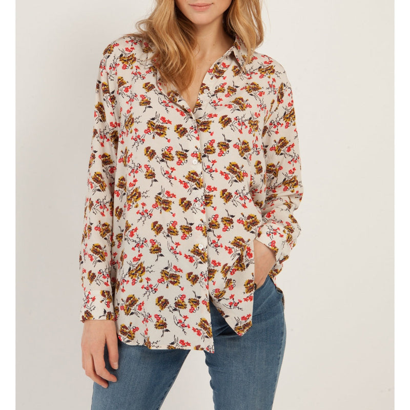 Chemise Imprime Indeed - Print Blossom Off Wh Pantalons Et Jeans Berenice