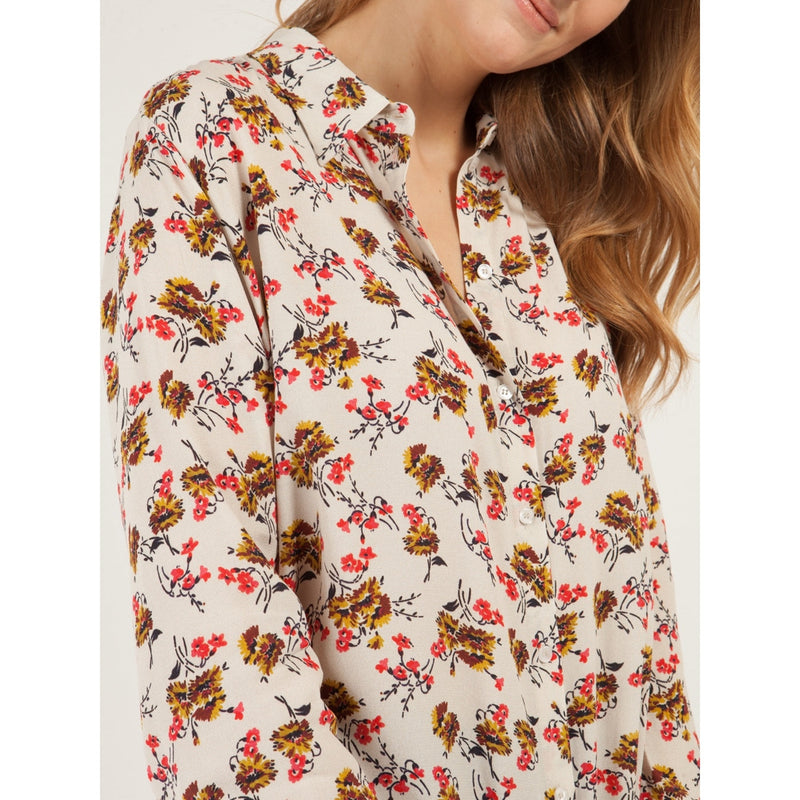 Chemise Imprime Indeed - Print Blossom Off Wh Pantalons Et Jeans Berenice