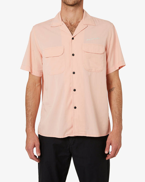 Chemise Kingpin Gd - Coral Pink - Homme - Deus Ex Machina - The Bradery