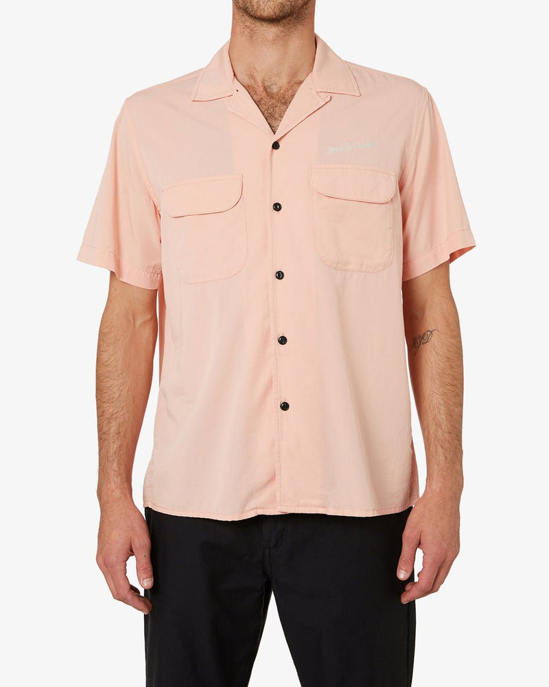 Kingpin Gd Shirt - Coral Pink - Men - Deus Ex Machina - The Bradery