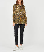 Camisa Marie Sophie - Verde Pixel - Ines De La Fressange - The Bradery