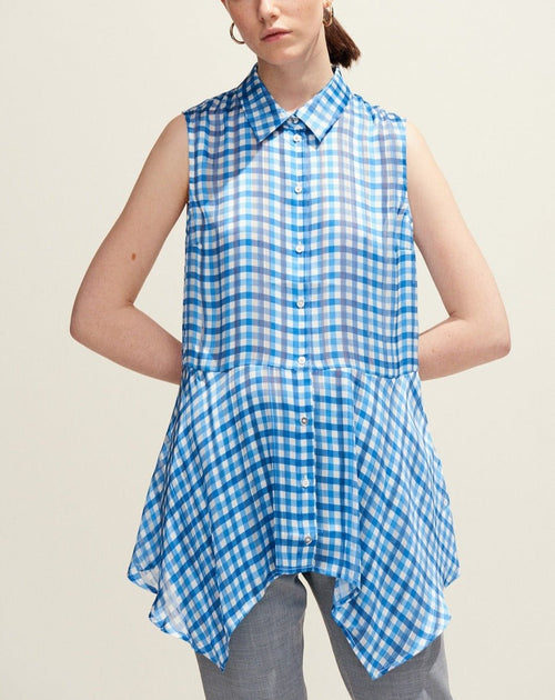 Chemise Sans Manche Camomille - Bleuet - Claudie Pierlot - The Bradery