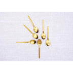Coffret 6 Petites Cuillères Emund - Gold - Björn - The Bradery