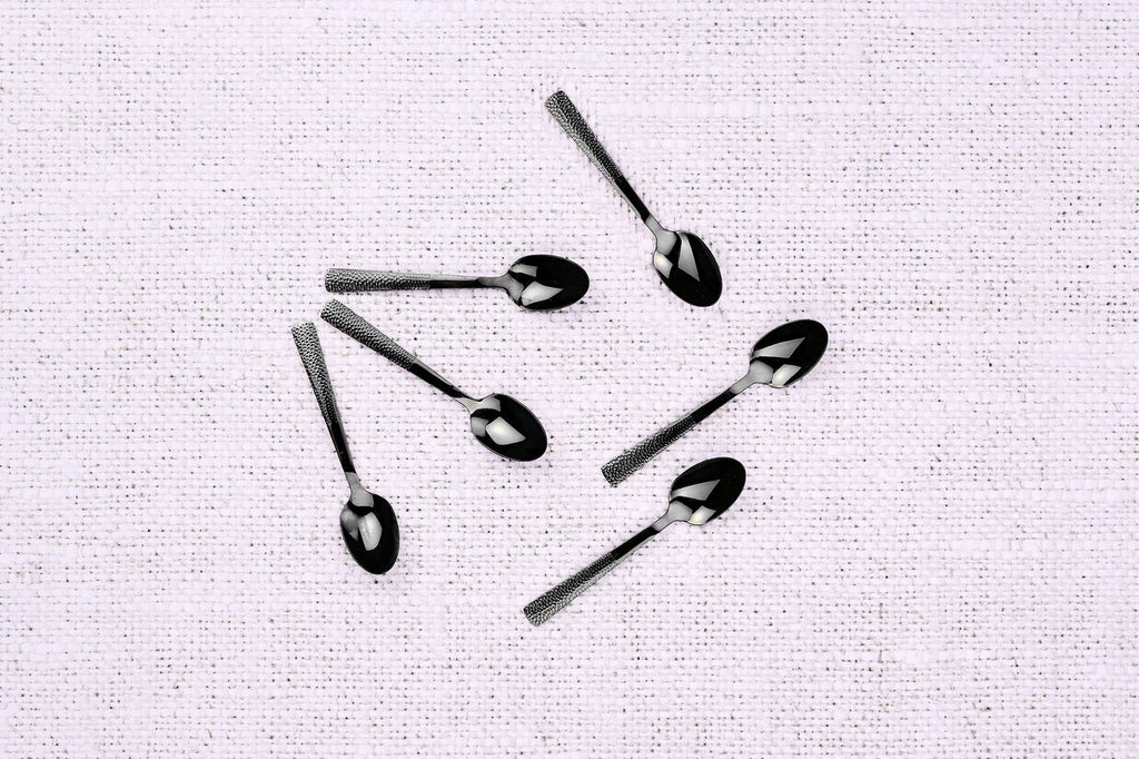 Set di 6 cucchiaini Finn - Nero - Björn - The Bradery