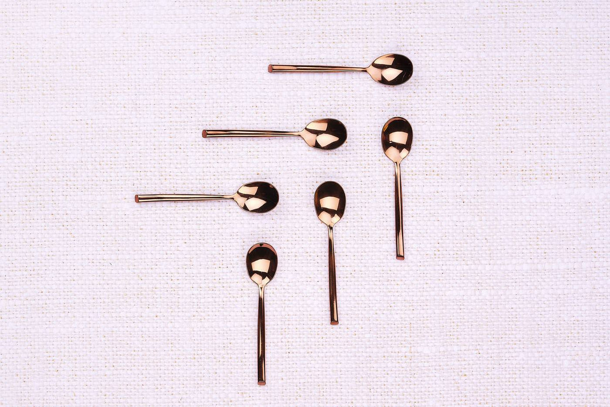 Coffret 6 Petites Cuillères Knut - Copper - Björn - The Bradery