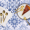 Box of 6 Knut Small Spoons - Gold - Björn - The Bradery