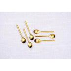 Zestaw 6 małych łyżeczek Nils – Gold – Björn – The Bradery