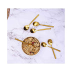 Zestaw 6 małych łyżeczek Nils – Gold – Björn – The Bradery