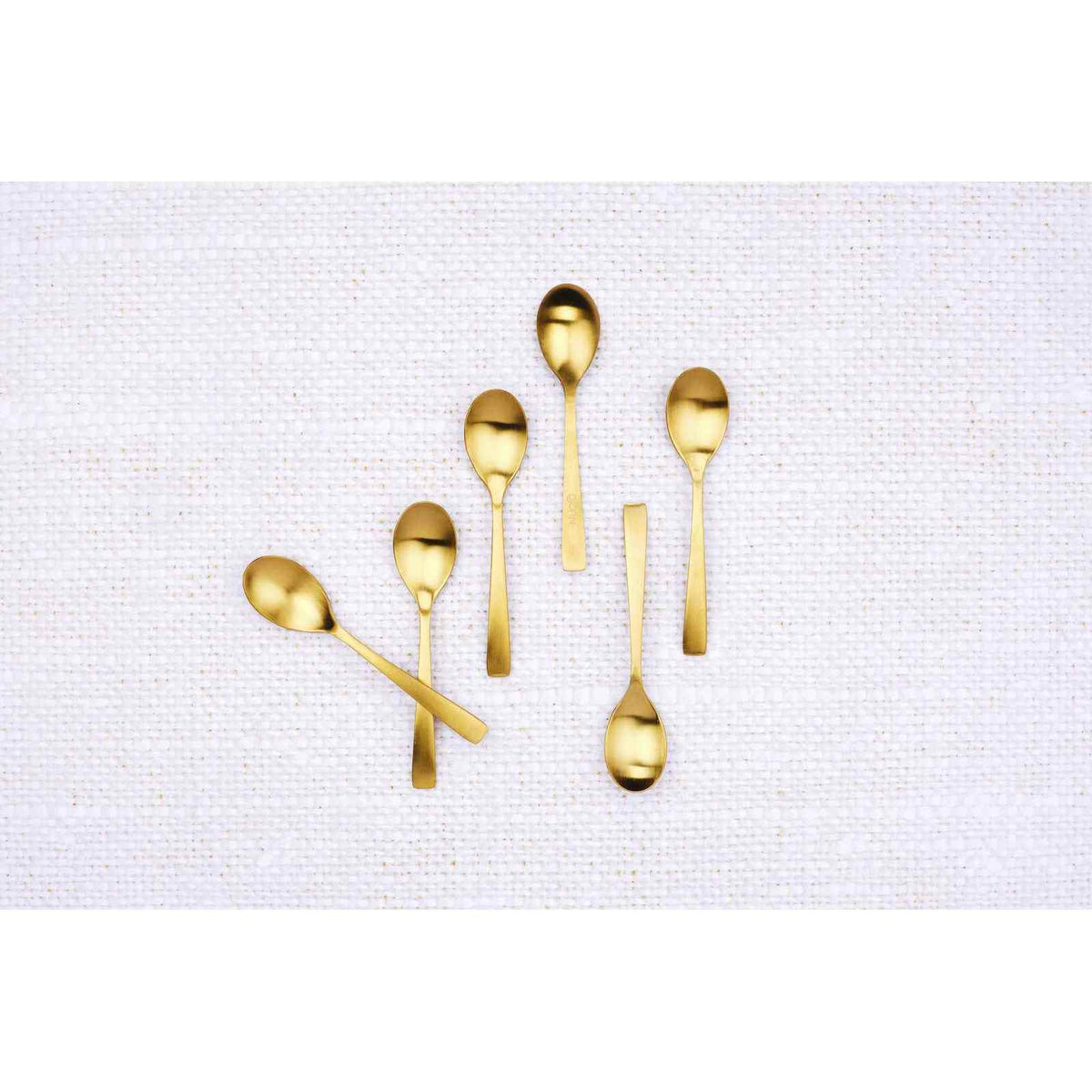 Coffret 6 Petites Cuillères Oglu - Gold - Björn - The Bradery