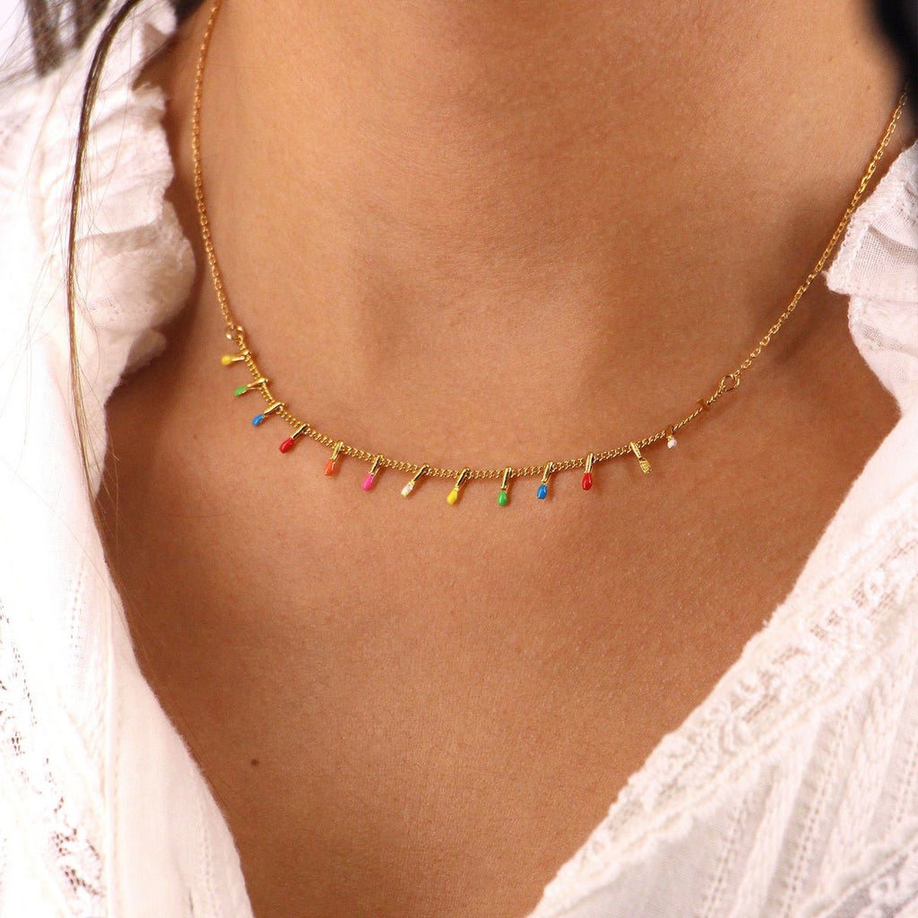 Collar Alegria - Oro / Multico - Nilaï -La Bradery