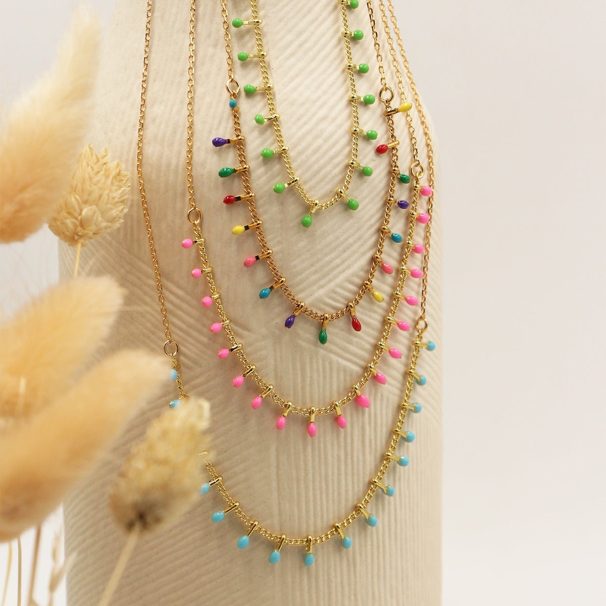 Collar Alegria - Oro / Multico - Nilaï -La Bradery