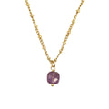 Collar Ava - Oro / Amatista - Nilaï -La Bradery