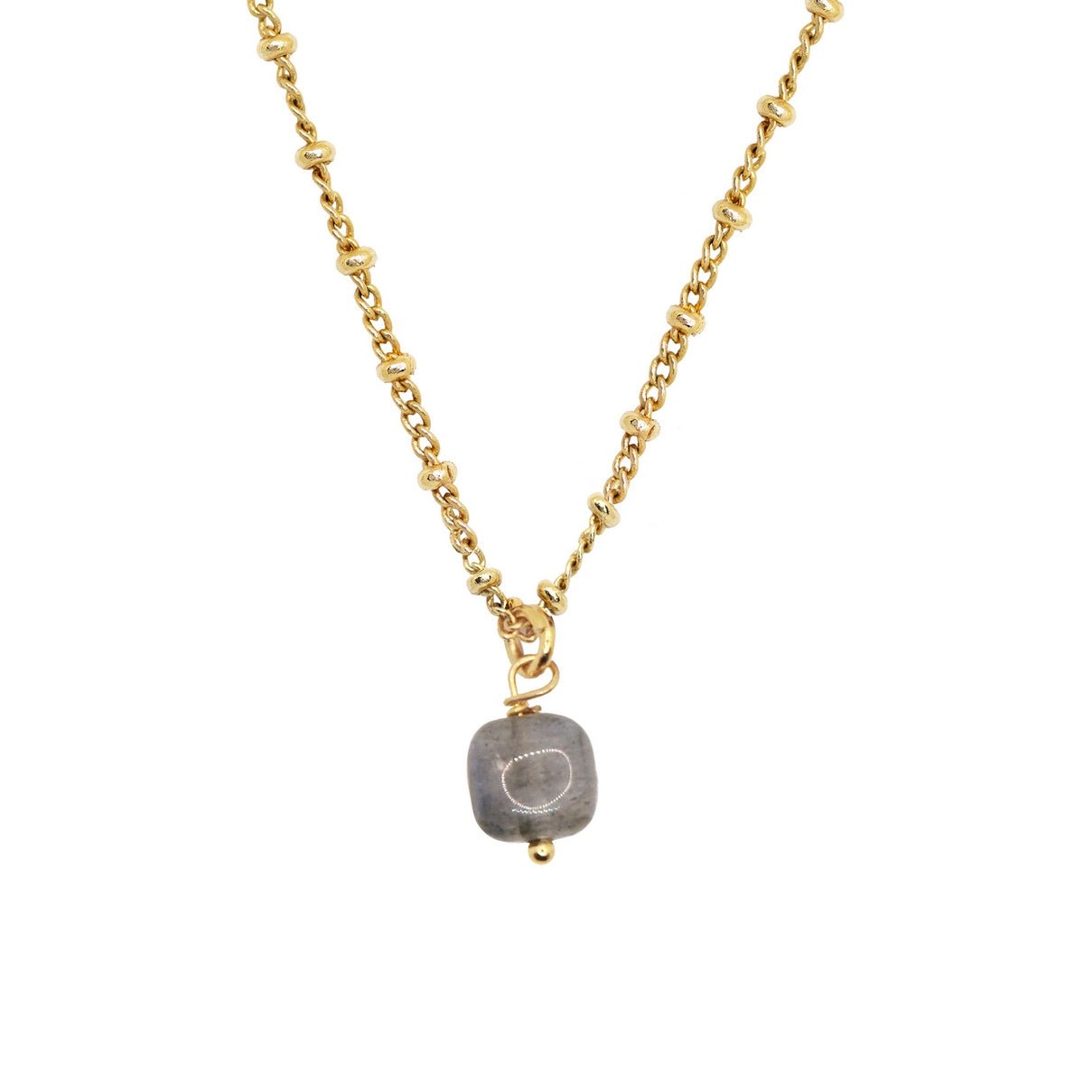 Collar Ava - Oro / Gris - Nilaï -La Bradery
