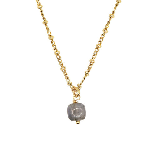Collier Ava - Or / Gris - Nilaï - The Bradery