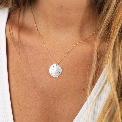 Collier Constellation - Or / Blanc - Nilaï - The Bradery