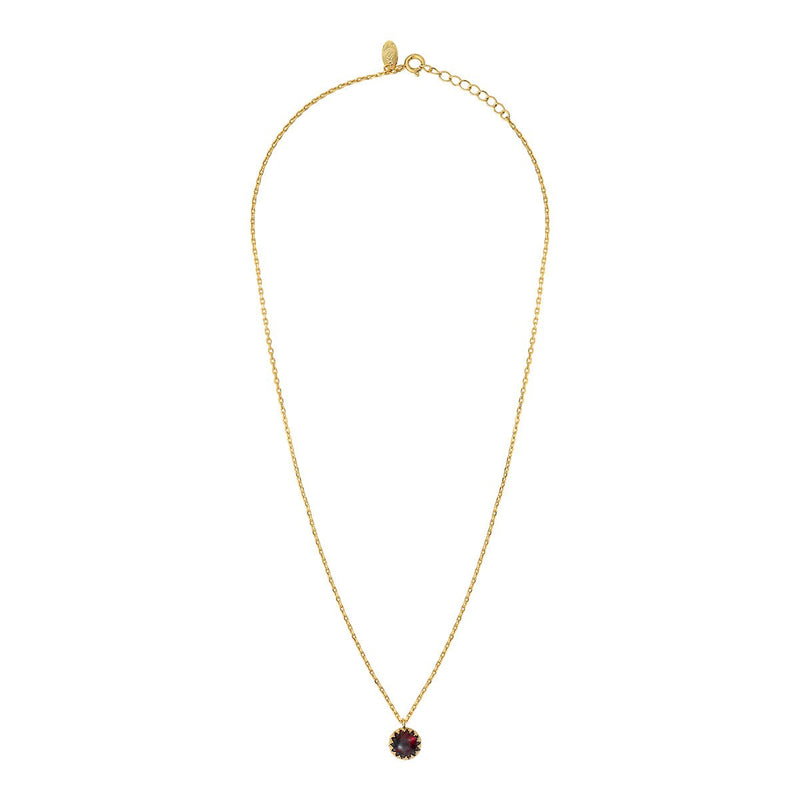 Collier Cordelia - Rouge/Marron - Caroline Najman - The Bradery