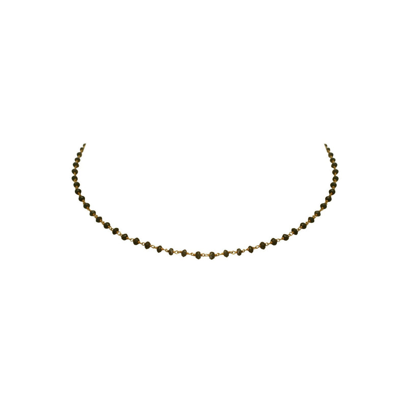 Collier Delhi - Noir / Gris Colliers Caroline Najman