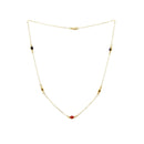 Collier Garance - Noir / Rouge - Colliers - Nilaï - The Bradery
