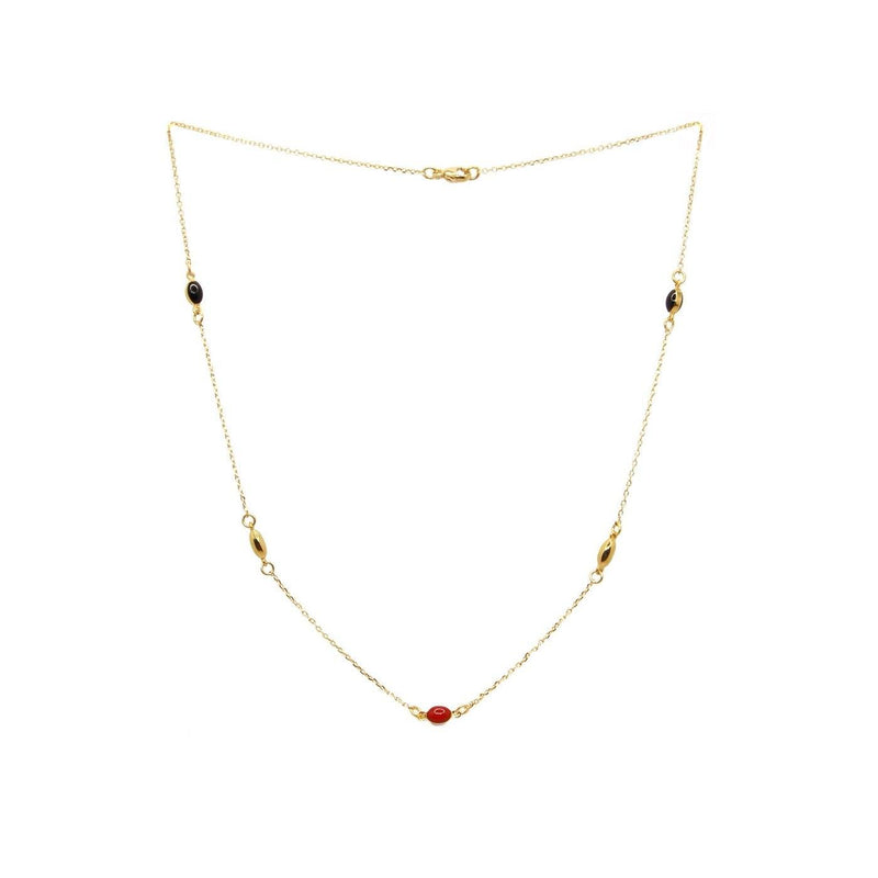 Collier Garance - Noir / Rouge - Colliers - Nilaï - The Bradery