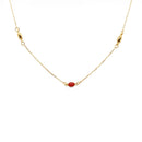 Collier Garance - Noir / Rouge - Colliers - Nilaï - The Bradery