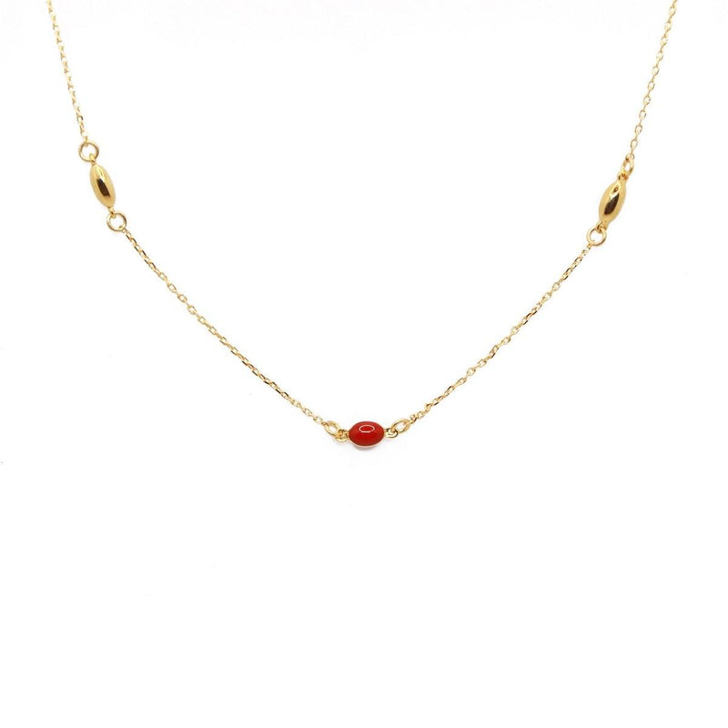 Collier Garance - Noir / Rouge - Colliers - Nilaï - The Bradery