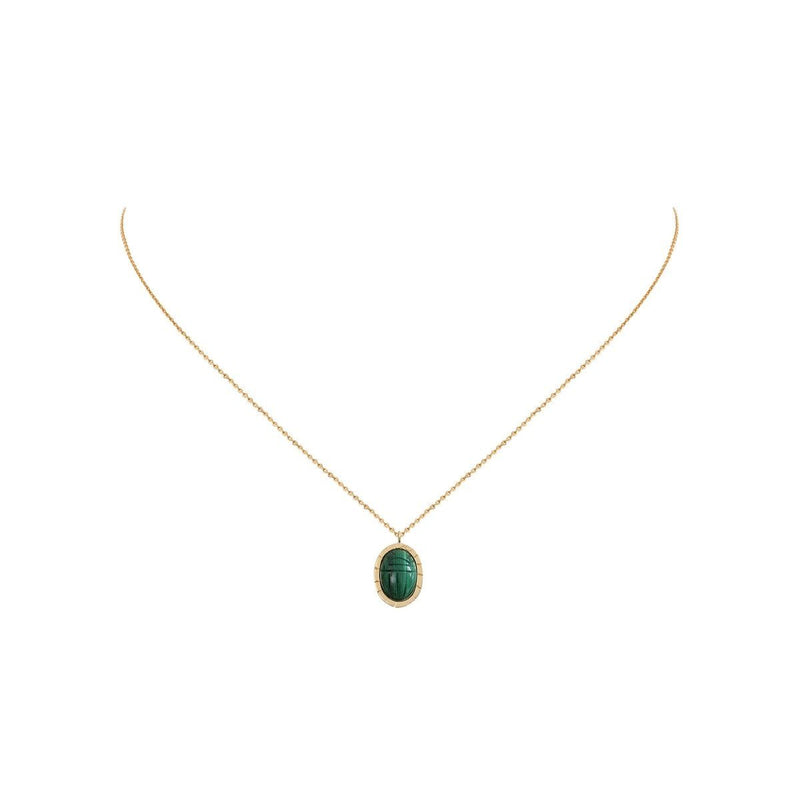 Collier Khepri - Vert - Caroline Najman - The Bradery