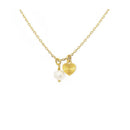 Collier Lylo/ Cœur - Or/Perle/Cœur - Nilaï - The Bradery
