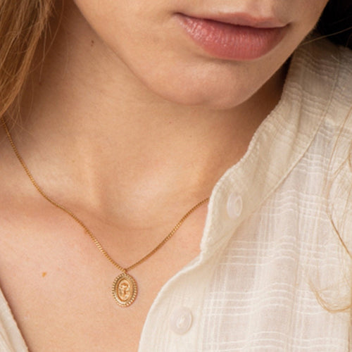 Collar Angelique de metal - Oro - FEEKA - The Bradery