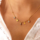 Collier Mini Eyes - Or / Blanc - Nilaï - The Bradery