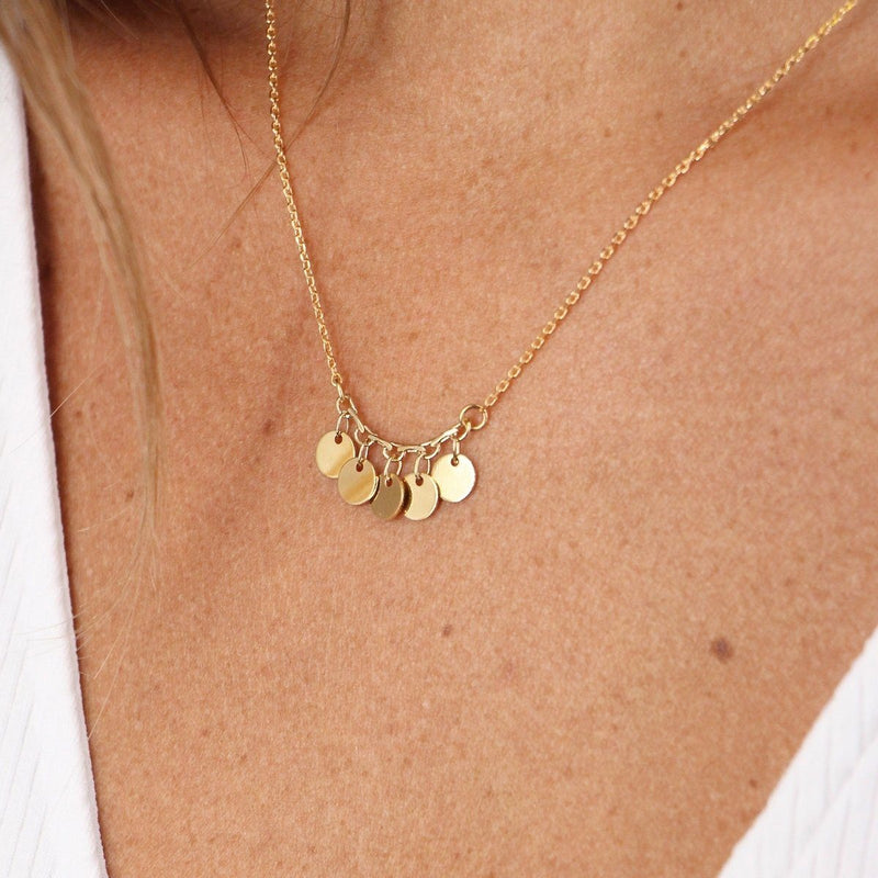 Collier Mini Luna - Or - Nilaï - The Bradery