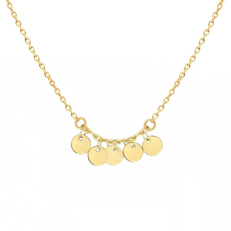 Collier Mini Luna - Or - Nilaï - The Bradery