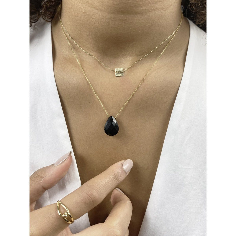 Collier Tresgoutte - Noir / Gris COLLIER Caroline Najman