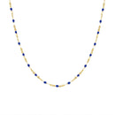 Collier Tuttifrutti - Or / Bleu - Nilaï - The Bradery