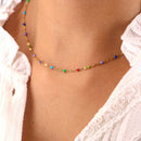 Collier Tuttifrutti - Or / Multicouleur - Nilaï - The Bradery