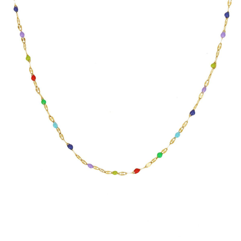 Collier Tuttifrutti - Or / Multicouleur - Nilaï - The Bradery