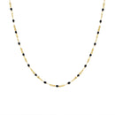 Collier Tuttifrutti - Or / Noir - Nilaï - The Bradery