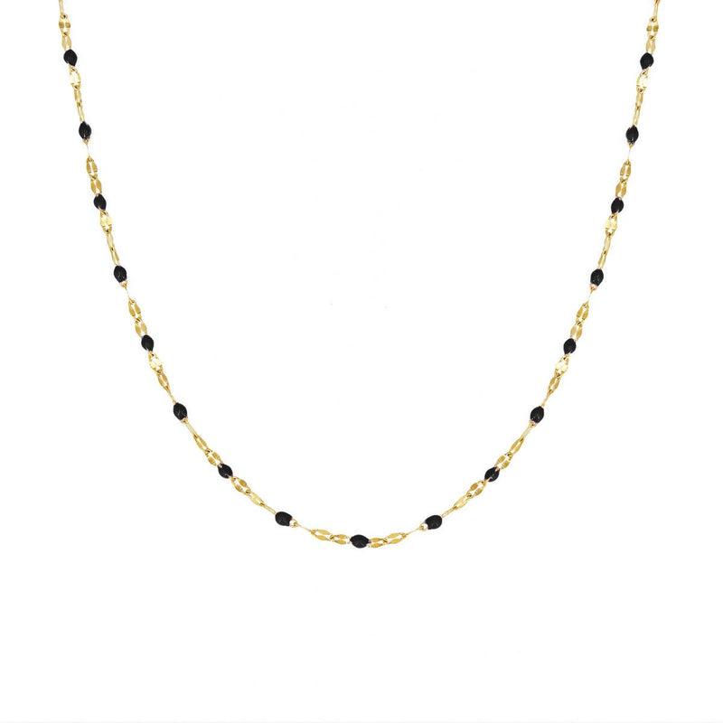 Collier Tuttifrutti - Or / Noir - Nilaï - The Bradery