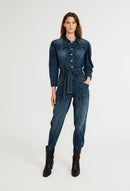 Combi-Pantalon Jaime - Denim Bleu - Claudie Pierlot - The Bradery